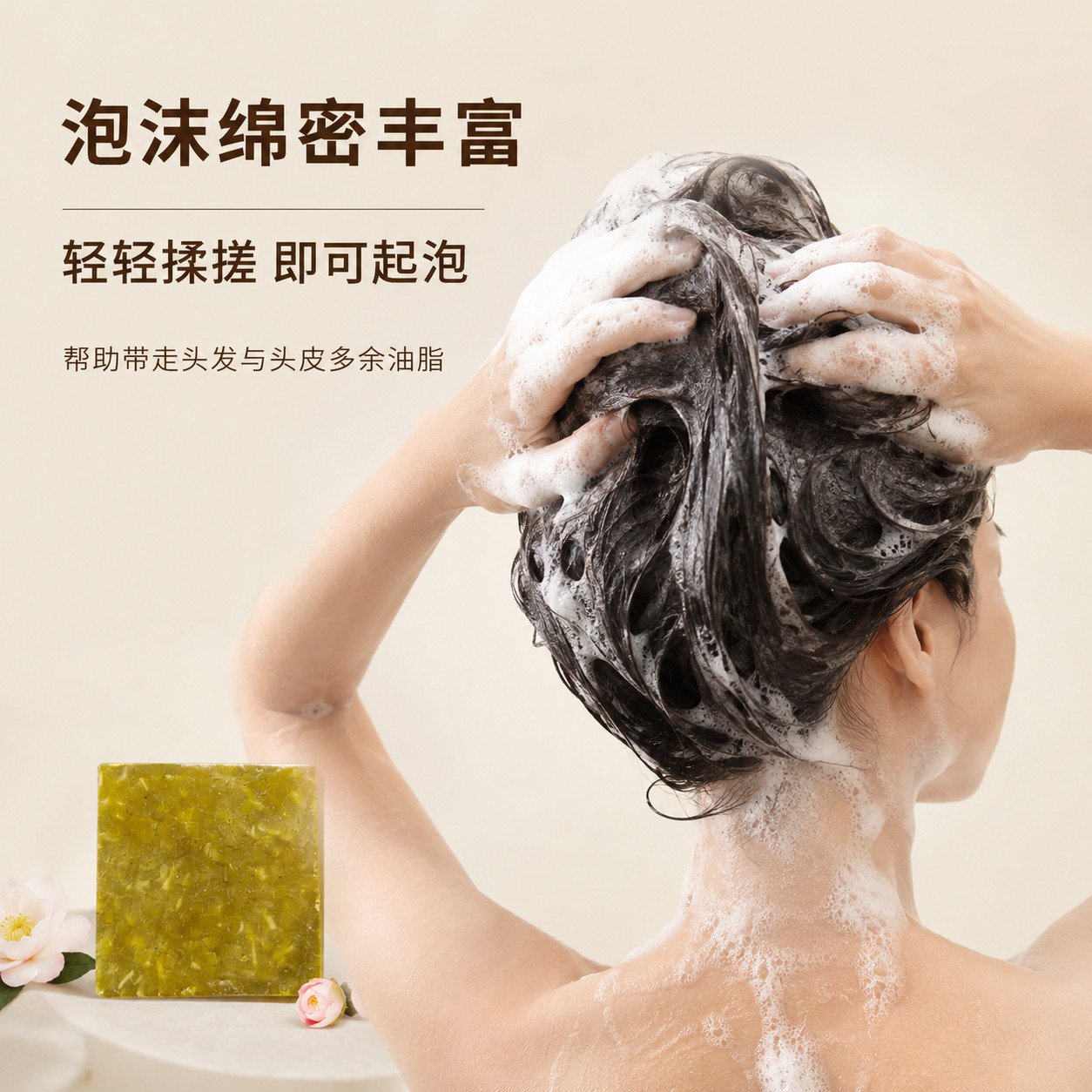 葆诗雅静沐迷迭香洗发皂控油修护