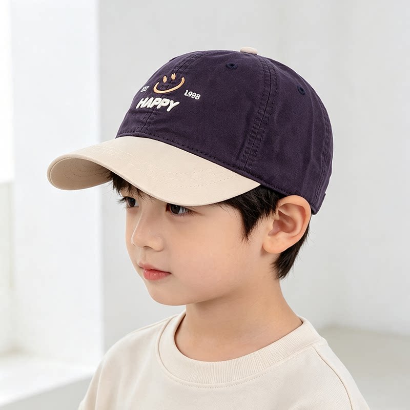 春秋款纯棉儿童棒球帽休闲防晒鸭舌帽男女宝宝遮太阳帽子小孩童帽