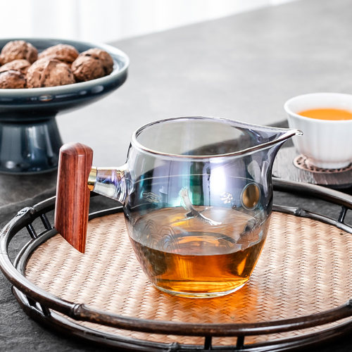 盆艺源玻璃公道杯耐高温分茶器