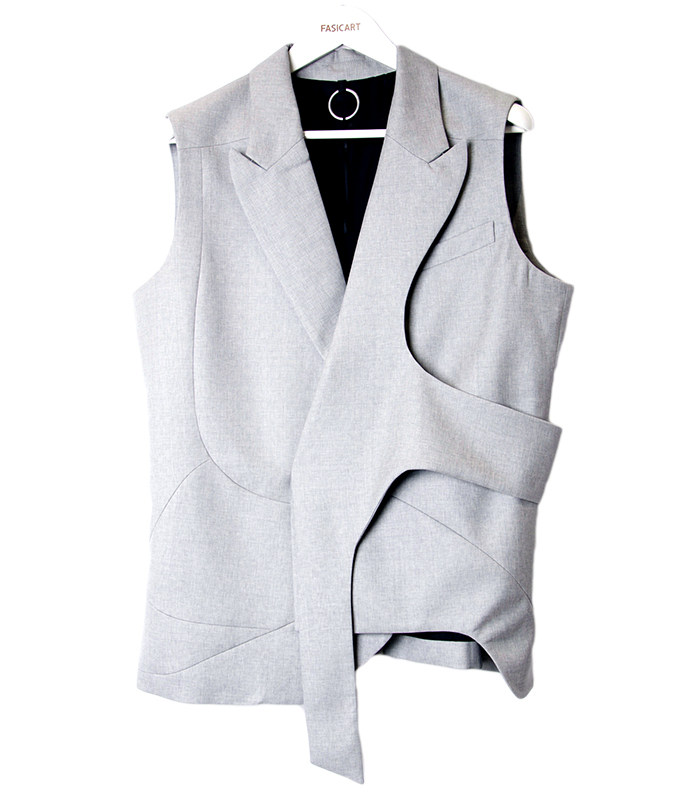 丹麦设计师解构西装马甲