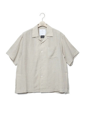 五折 日本设计师品牌 FUMITO GANRYU 25春夏 亚麻水洗短袖衬衫