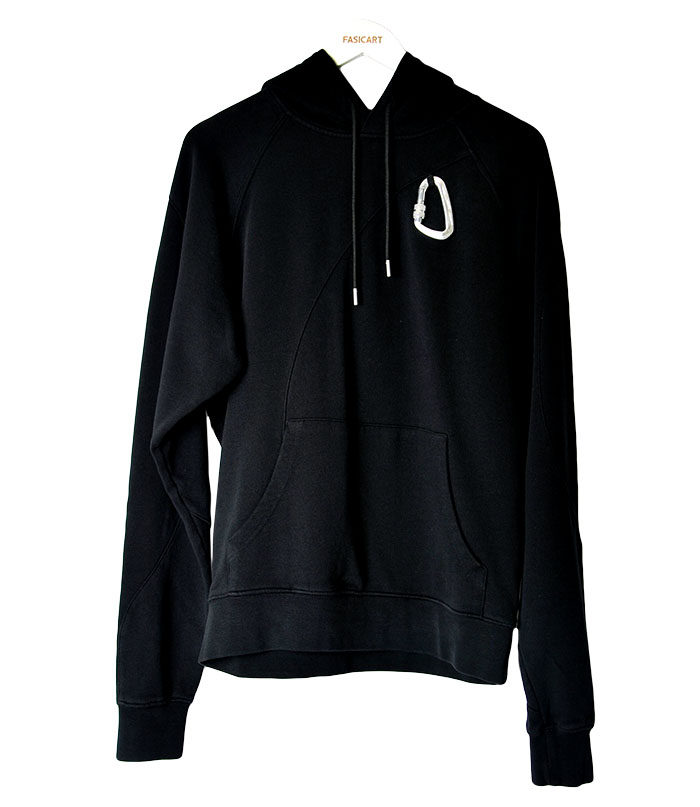 三折现货 丹麦设计师品牌 HELIOT EMIL 登山扣拼接卫衣