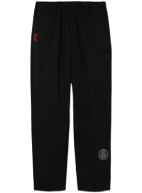 四折 FASICART 日本设计师品牌 UNDERCOVER  狂気刺绣标语休闲裤