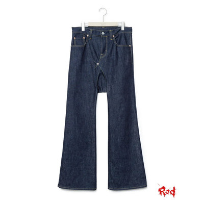 五折 FUMITO GANRYU 25春夏 复古原牛直筒微拉牛仔裤