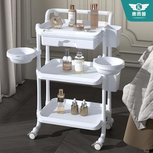 康而普美容车美容院专用小推车仪器美睫美甲美发收纳工具车置物架