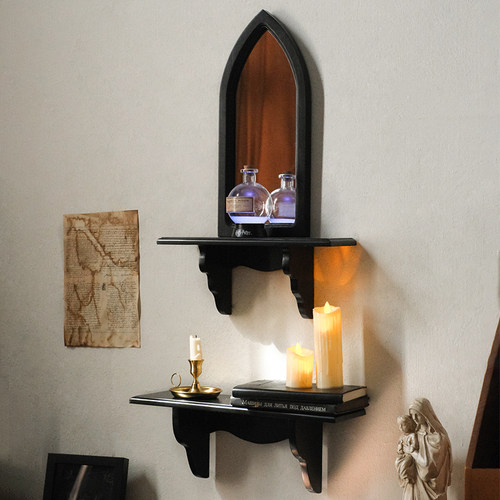 闻森哥特风欧式异型复古装饰镜子