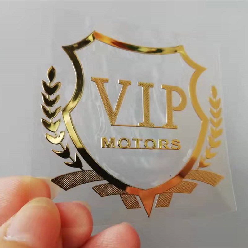 汽车侧标贴VIP车贴金属车标贴个性创意车窗装饰标志贴纸用品大全