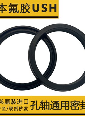 进口日本NOK氟胶油封USH密封圈耐高温20F 30F 40F 50F 60F 63F 70
