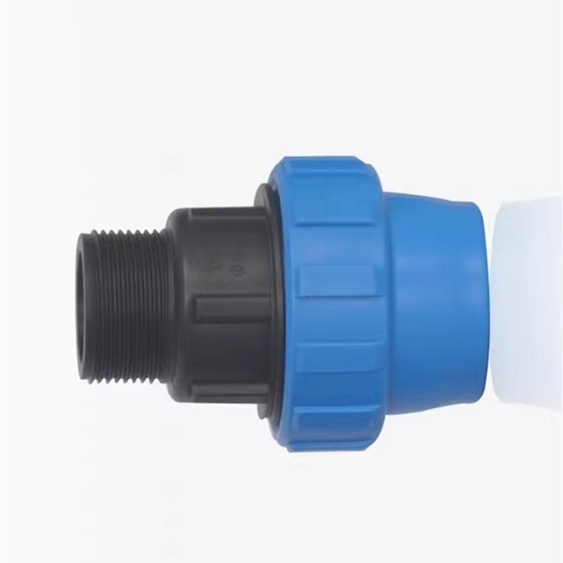 20-50PE鞍座四通增接口分水阀门带丝马鞍座三通快速链接抢修接头