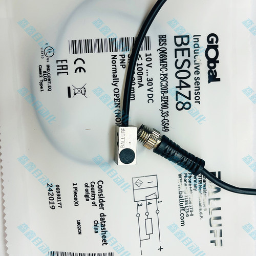 全新小方形接近开关BESQ08MFC-PSC20B-EP00,33-GS49BES04Z8传感器