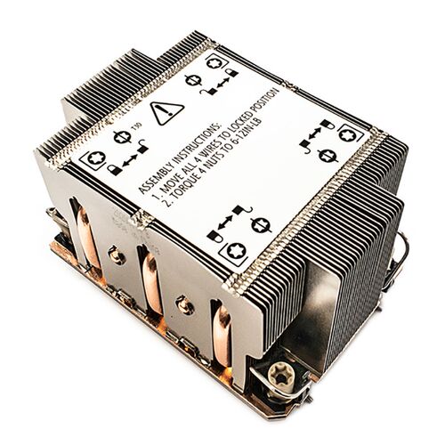政久intel 4189针 2U CPU工业工控服务器散热器5热管被动散热片N8