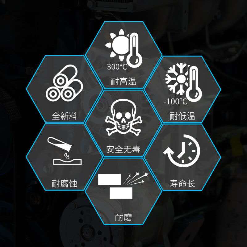 PTFE垫片法兰垫片聚四氟乙烯密封垫片耐腐蚀耐高温四氟垫片塑料王