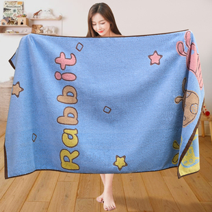 纯棉浴巾家用吸水不掉毛全棉大毛巾大人儿童裹巾洗澡巾2025年新款