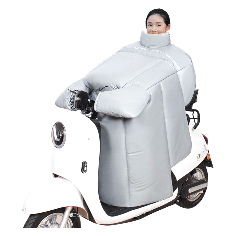 冬季电动车挡风被加厚