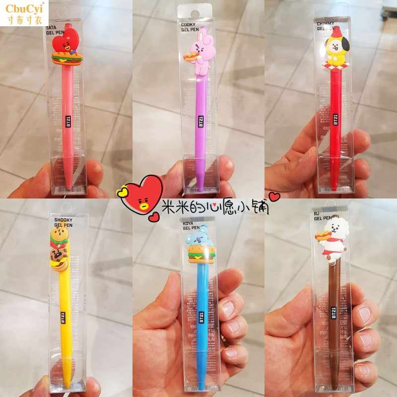 韓國BTS防彈少年團美食系列中性筆圓珠筆按壓水筆原子筆0.4在類目 電子詞典/電紙書/文化用品, 筆類/書寫工具, 圓珠筆中 - 來自Buy2taobao.com提供專業的淘寶代購服務