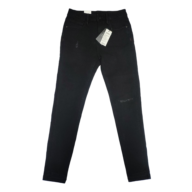 黑色紧身提臀修身九分牛仔裤品牌