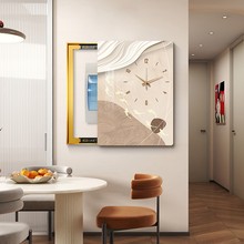 时来运转电表箱装饰画竖版奶油风遮挡配电箱总开关盒挂画2025新款