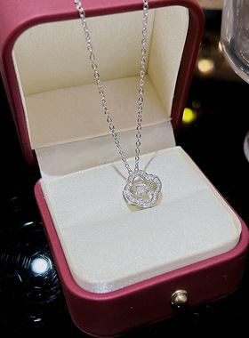 精致小方块灵动钛钢项链日韩简约时尚气质个性百搭锁骨链甜美项饰