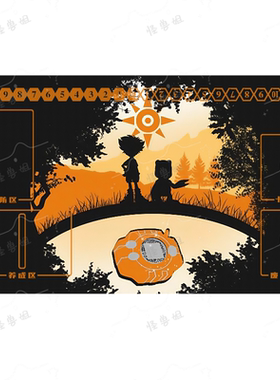 数码宝贝卡垫双人对战垫橡胶材质dtcg游戏盘playmat