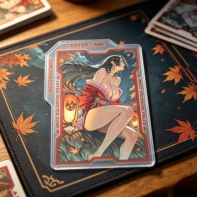 海贼王隔板卡分隔板女帝亚克力卡盒分隔片双面opcg Center Card