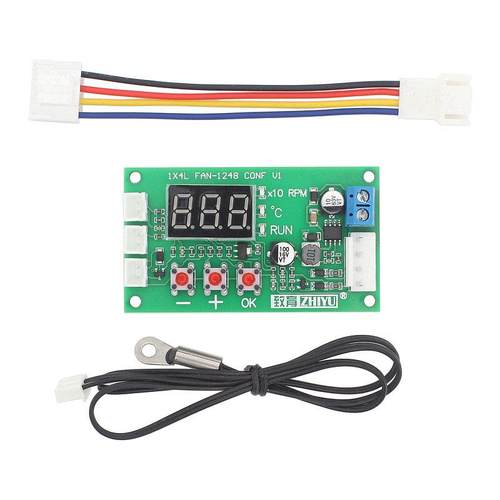 DC12V-48V数显PWM风扇调速器 支援EC EBM温控调速