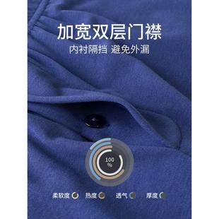 中年保暖居家宽松阔腿春秋棉毛睡裤 老人秋裤 纯棉敞口加肥衬裤 男士