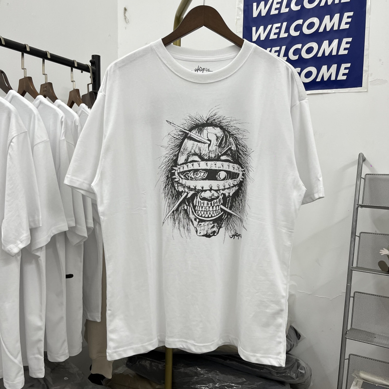 Travis Scott Cactus Utopia 刺猬头印花专辑侃爷侃爷同款短袖T恤