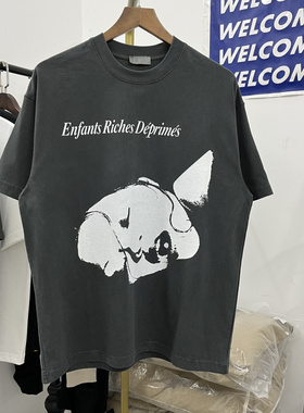 ERD 24ss 忧郁的富二代 Enfants 沉睡女人头像复古男女短袖T恤潮