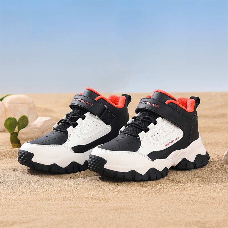 足行健防风保暖时尚中大童老爹鞋