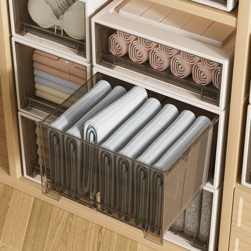 抽屉式收纳柜厨房缝隙多层塑料