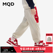 女童加绒保暖运动裤 25冬装 新款 MQD童装 儿童加厚条杠运动长裤