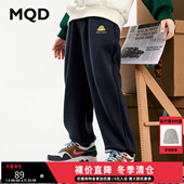 跑步束腿针织长裤 MQD童装 新款 儿童运动休闲裤 男大童裤 子25春季