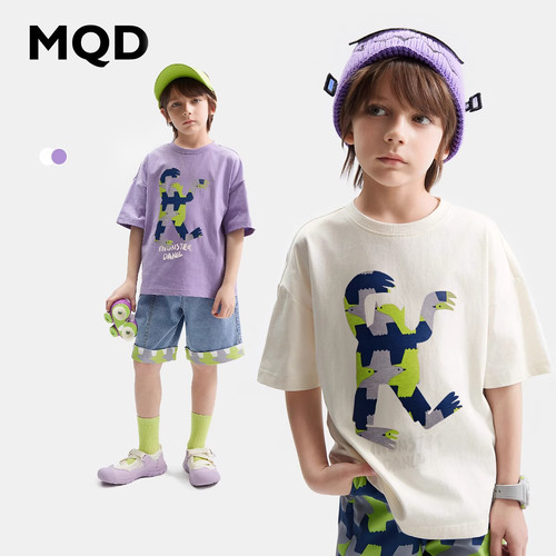 纯棉夏装T恤MQD男大童童装男童