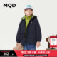 男大童25冬新款 MQD童装 户外大口袋保暖防风连帽棉服 三防