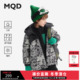 新款 MQD儿童棉衣2025冬季 男童连帽棉服加绒蓄暖一衣三穿 三防