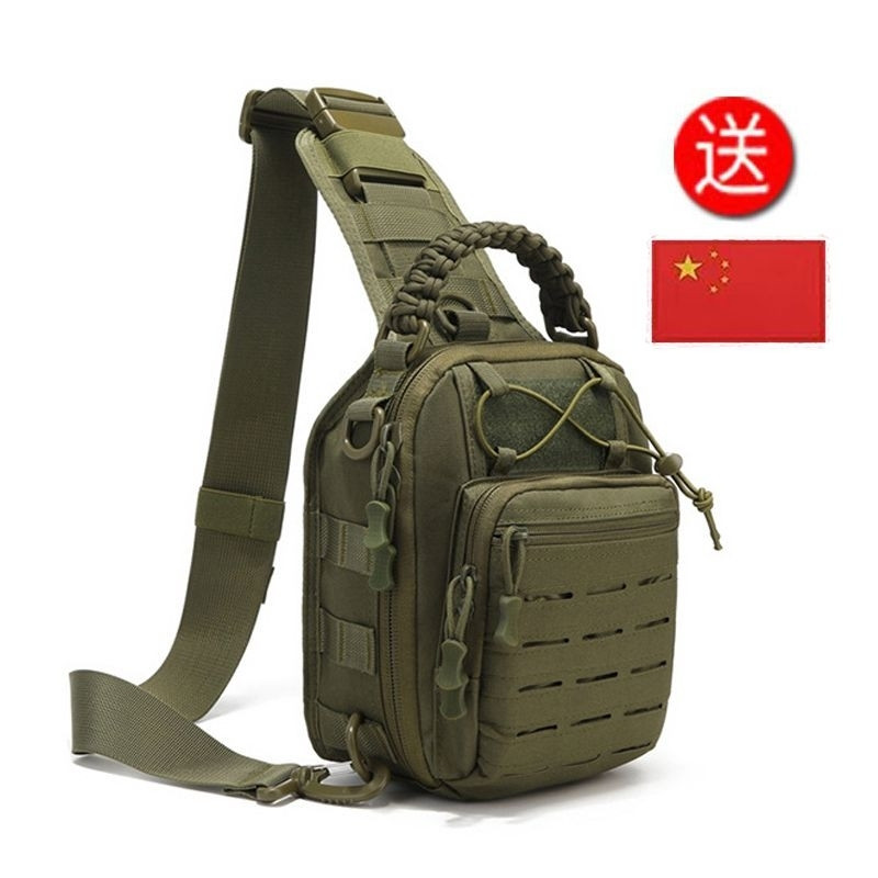 战术胸包男士多功能斜挎单肩EDC骑行运动工装工具快速反应小背包