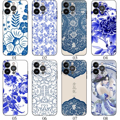 青花瓷花纹 适用OPPO A3i/A5x/A5活力版/vivo S50/A6S/A6/Y500i/realme真我 GT7 Pro/Neo6/7手机壳