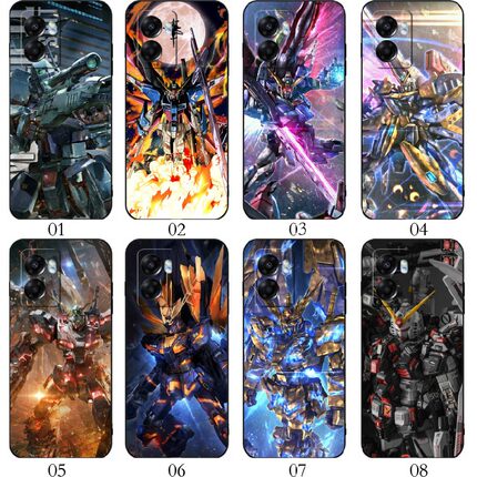 机动战士高达 适用OPPO A55s/A53/A93/A32/A72/A92s/A52/Find X5 pro/X3/X2/Reno 9/8/7se/6/5/4/3手机壳