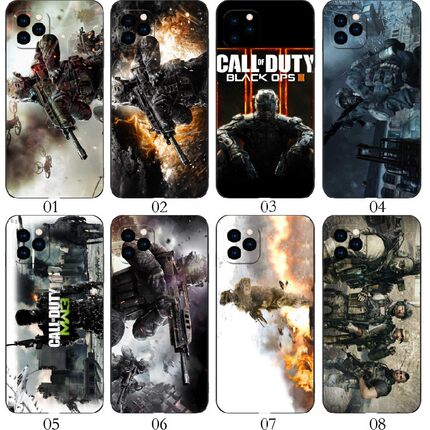使命召唤2 适用iPhone苹果 15/X/13 Pro/12 mini/11/Plus/XS/XR/14 Max/8/7/6/5/红米Note 12/12R/12C手机壳
