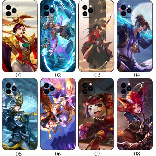 王者荣耀英雄 适用iPhone苹果 15/X/13 Pro/12 mini/11/Plus/XS/XR/14 Max/8/7/6/5/红米Note 12/12R/手机壳