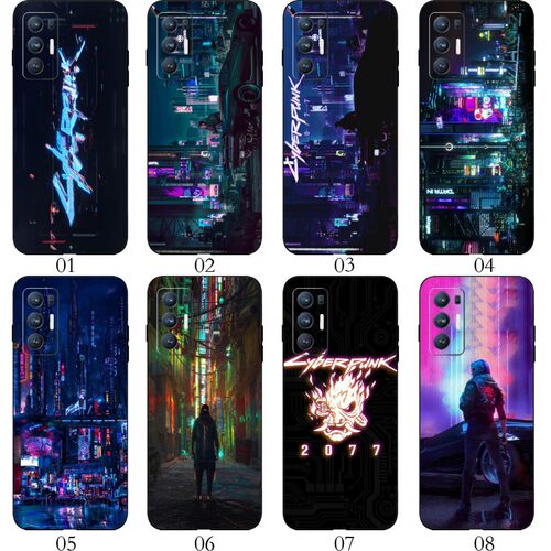 赛博朋克2077 适用iQOO Neo5/5S/SE/Z3/Z1x/Z1/Z5/Z5x/Z10X/OPPO K7x/K9s/K9x/Reno4/5/5 K/6/12手机壳