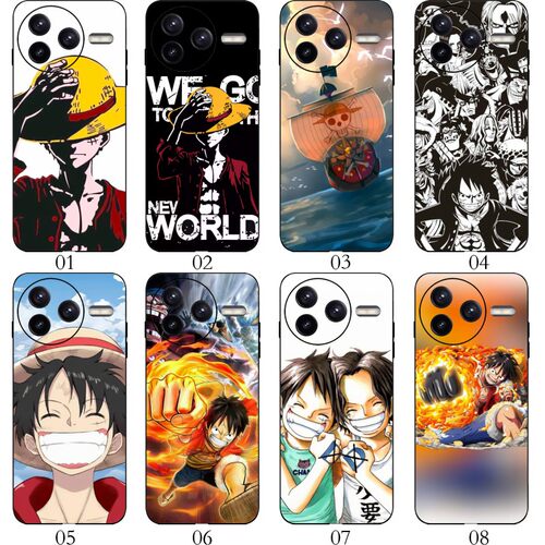 海贼王路飞 适用 VIVO S18e/X90/+/Y200T/Y200 i/X90S/Y300i/一加13/Ace 3/5/荣耀X50i Plus手机壳