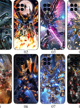 机动战士高达 适用 OPPO A92/V3/Reno4 SE/A53 5G/A15/A35/realme/V13/A72/V11/V11S/Q3/Q3i/iPhone/v手机壳