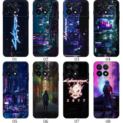 赛博朋克2077 适用 VIVO S50 Pro mini/S60/X Note/GT5/realme 真我/X80/GT/Neo5 SE手机壳