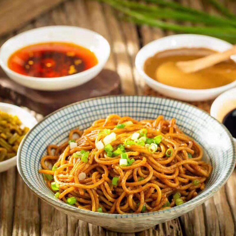 武汉热干面5袋 湖北特产碱水面挂面方便速食早餐带调料1人份独立