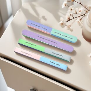 美甲矬子指甲砂条磨指甲矬指甲搓打磨棒锉砂条甲条磨砂挫修死皮