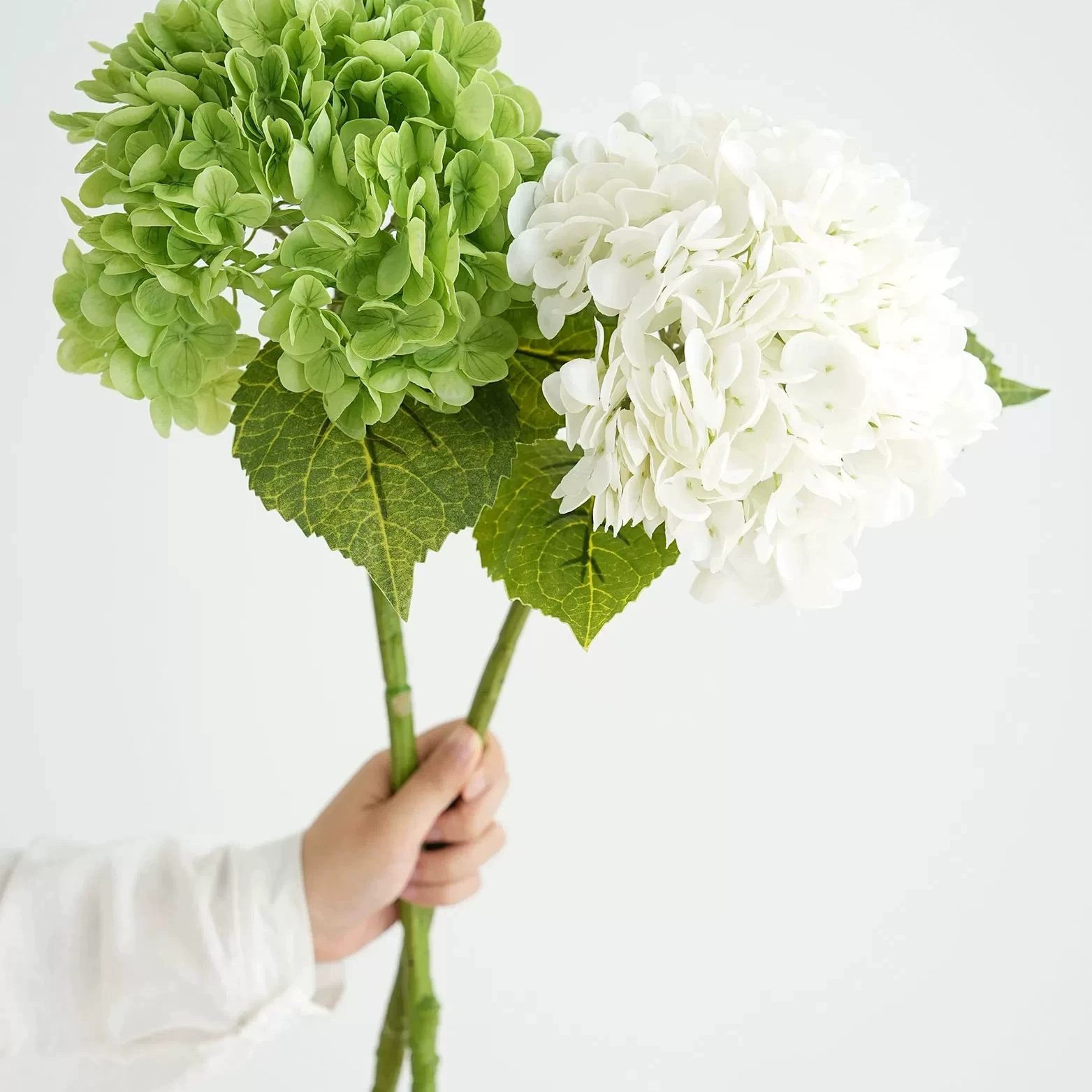 仿真保湿绣球花高级氛围感假花客厅玄关摆放店铺美陈装饰花艺摆件