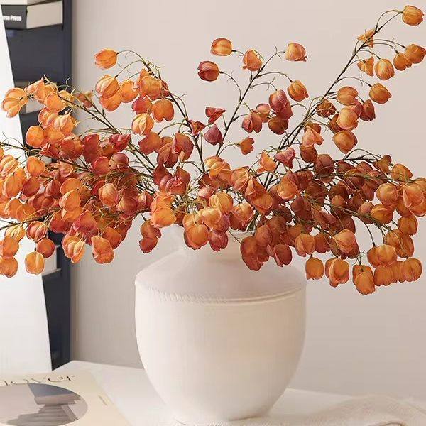 高级感栾树灯笼果仿真花客厅高端餐桌装饰摆件假花仿生灯笼花中式,鲜花速递/花卉仿真/绿植园艺,仿真花,淘宝优惠券,粉丝福利购,淘宝优惠卷