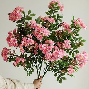 醉香含笑花仿真花高级感客厅餐桌绿植摆件假花落地装饰插花艺摆设