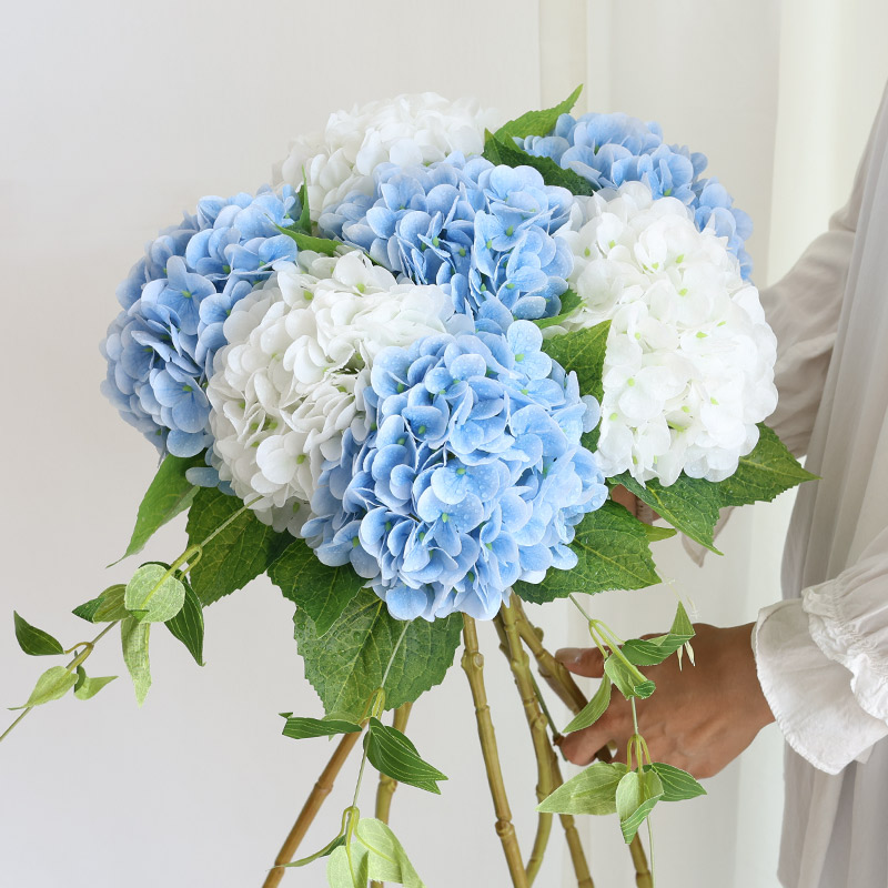 手感保湿绣球花仿真花客